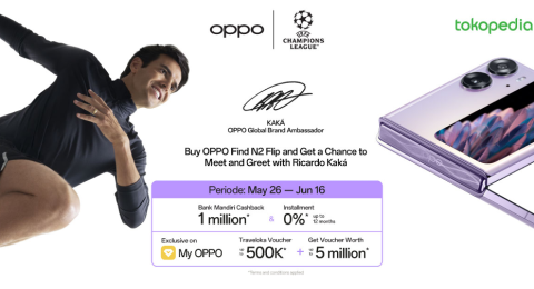 OPPO Find N2 Flip Berikan Keuntungan Eksklusif untuk Penggemar Sepak Bola di Indonesia!